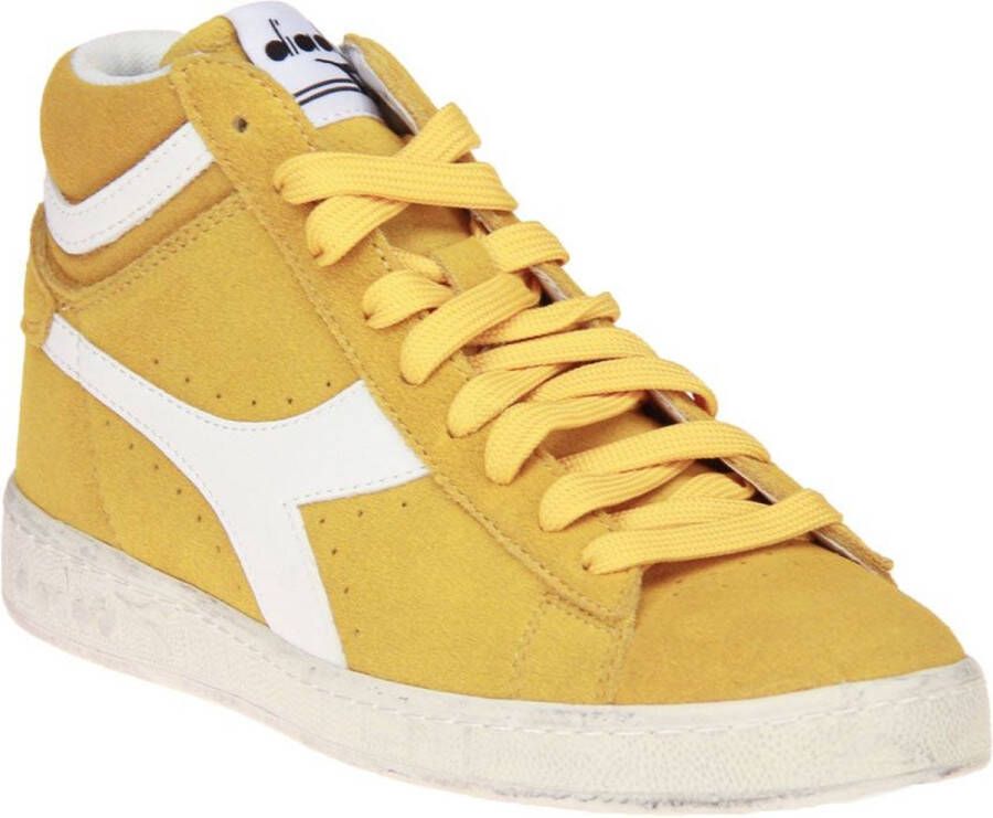 Diadora Game L High Suede Waxed Yellow Ochre