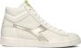 Diadora Game L High Waxed Metal Wn Sneakers Leren Sneaker Dames Wit - Thumbnail 1