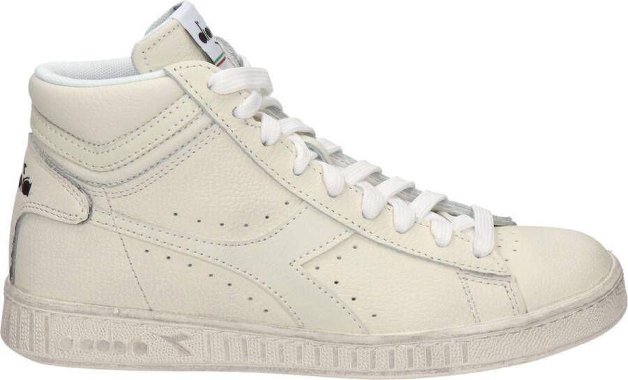 Retro Sneaker Game High Waxed Hoge sneakers Leren Sneaker Groen - Foto 11