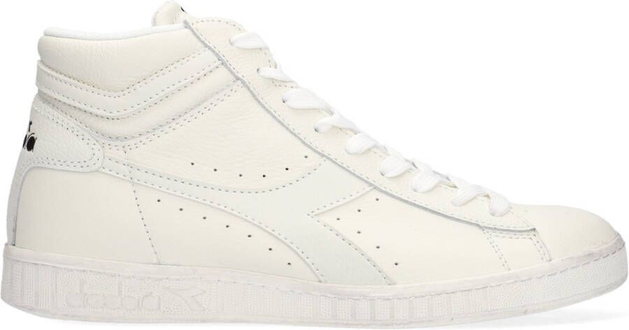 Diadora Game L High Waxed Sneakers Leren Sneaker Dames Wit