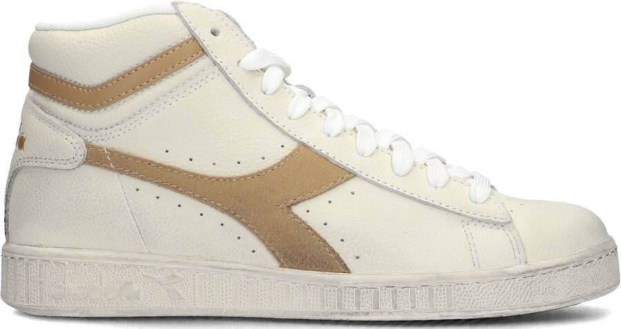 Diadora Game L High Wn Sneakers Leren Sneaker Dames Wit
