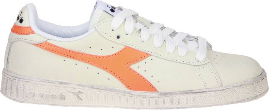 Diadora Fluo Wax Lage Sneakers White Heren