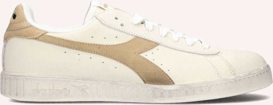 Diadora Game L Low Waxed M Lage sneakers Leren Sneaker Creme
