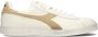 Diadora Game L Low Waxed M Sneakers Leren Sneaker Heren Creme - Thumbnail 1