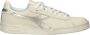 Diadora Game L Low Waxed Metal Wn Sneakers Dames Leren Sneaker Wit - Thumbnail 1
