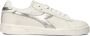 Diadora Game L Low Waxed Metal Wn Sneakers Leren Sneaker Dames Wit - Thumbnail 6