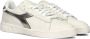 Diadora Game L Low Waxed Metal Wn Sneakers Leren Sneaker Dames Wit - Thumbnail 5
