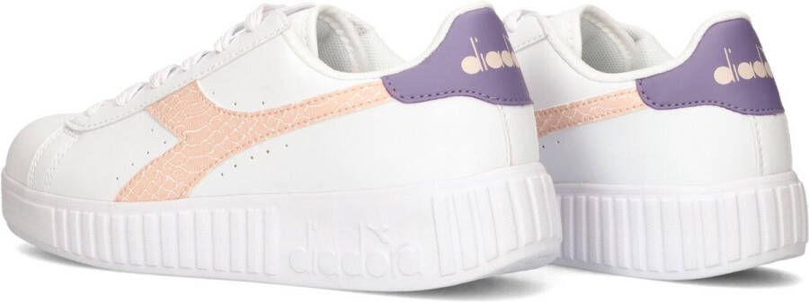 Diadora Game Step Skin Gs Sneakers Jongens Wit