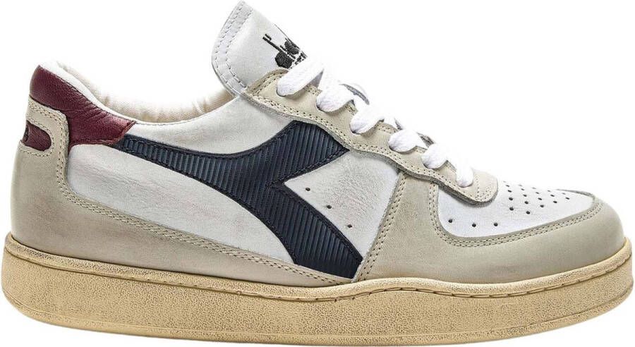 Diadora Grijze Gebruikte Sneaker 75007 Grijs Heren