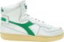 Diadora Heritage mi basket used sneakers wit 201.158569 c6834 white verdant leer 43 5(9+ ) - Thumbnail 1
