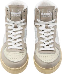 Diadora Heritage mi basket used sneakers wit 201.158569 c6834 white verdant leer 43 5(9+ )