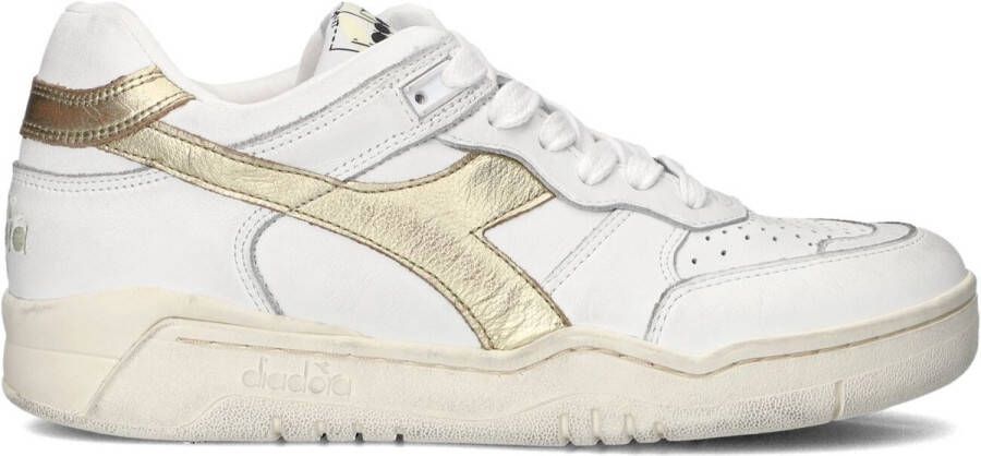 DIADORA HERITAGE Lage Sneakers Dames B.560 Laminated Wn Maat: 38 Materiaal: Leer Kleur: Wit