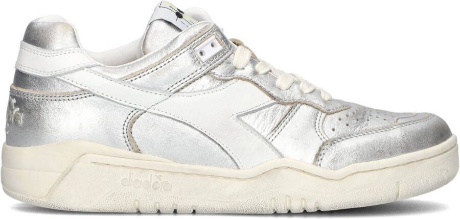 Diadora Heritage B.560 Metal Wn Sneakers Leer Dames Zilver