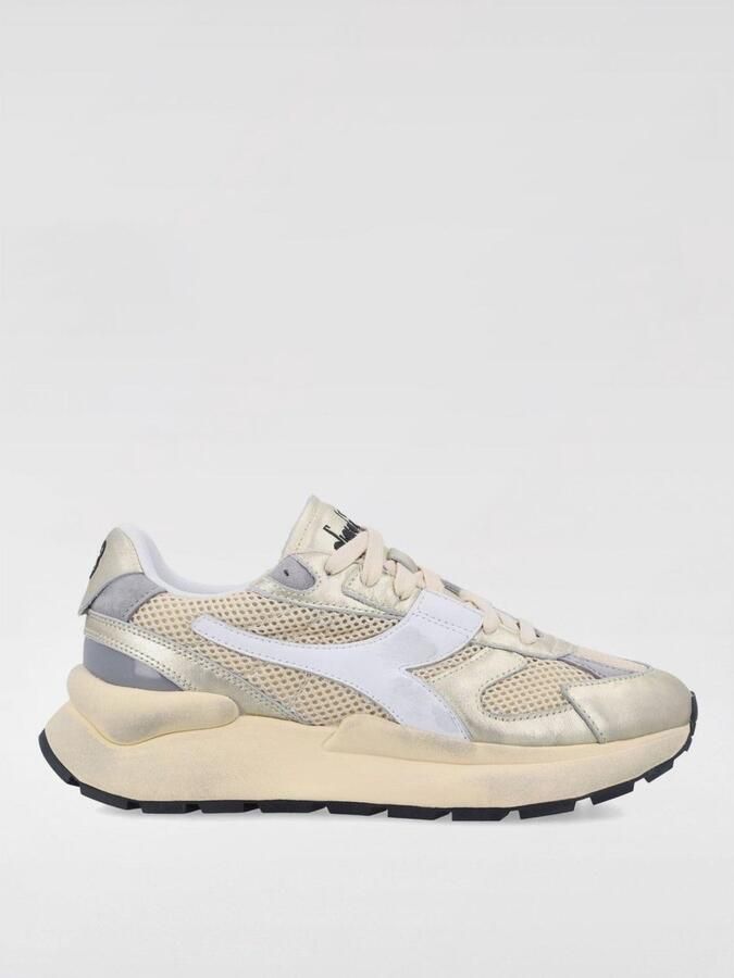 Diadora Heritage Athletic Inspired Trainers Wo Gold Sneakers