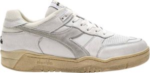 Diadora Elegante Herensneakers met 4 cm Hoge Hak Wit
