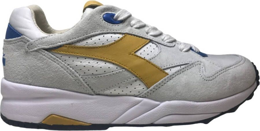 Diadora Heritage Eclipse Italia lederen veter sneakers wit