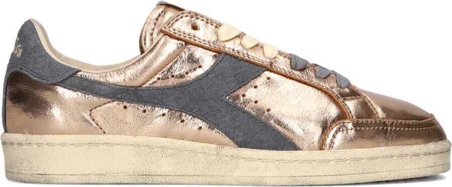 DIADORA HERITAGE Lage Sneakers Dames Prestige Metal Used Maat: 38 Materiaal: Leer Kleur: Bronskleurig