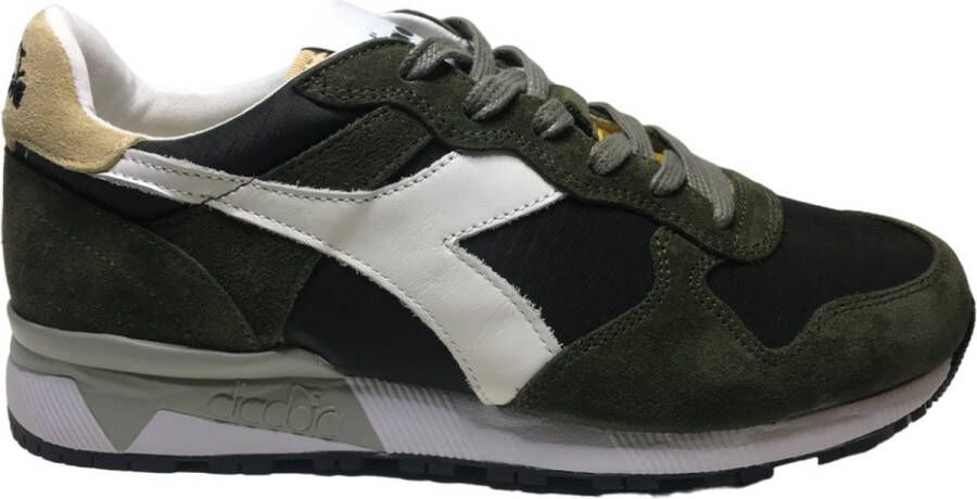 Diadora Heritage Trident 90 Ripstok- lederen veter sneakers green mushroom