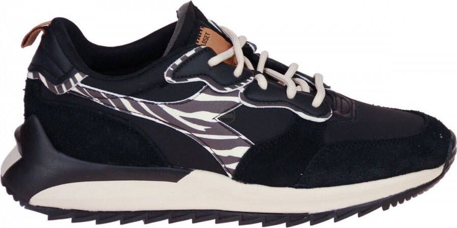 Diadora Jolly Animalier Zwarte Sneaker