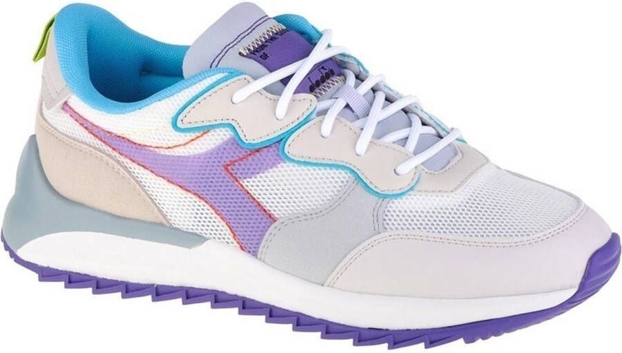 Diadora Platte schoenen Paars blauw en groen Multicolor Dames