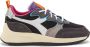 Diadora Jolly Suede Mesh Woman Lage sneakers Dames Zwart - Thumbnail 2