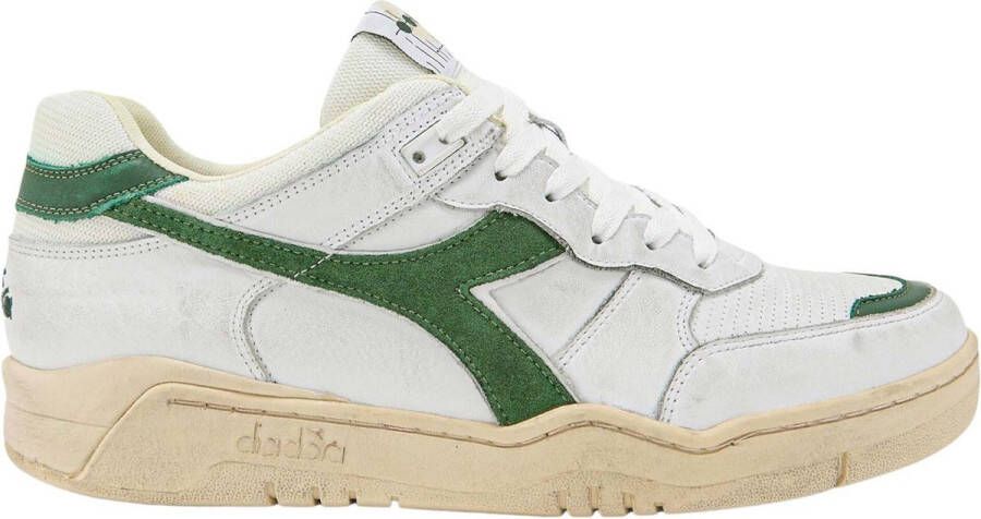DIADORA Lage Sneakers Led Combi Sneaker Maat: 41 Materiaal: Leer Kleur: Groen