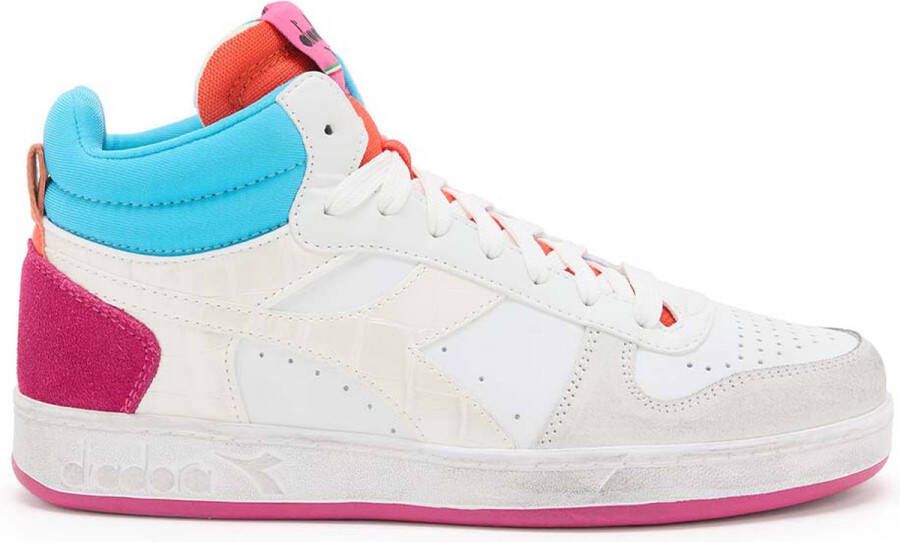 Diadora Magic Basket Demi Croco Woman Hoge sneakers Leren Sneaker Dames Multi