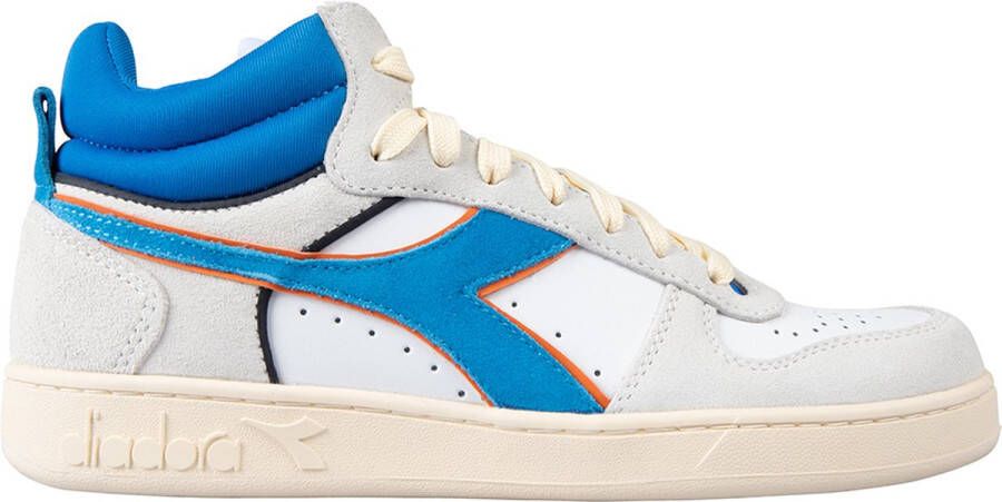 Retro Sneaker Magic Basket Demi Cut Hoge sneakers Leren Sneaker Heren Blauw - Foto 2