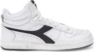 Diadora Leren herensneakers Lente zomer collectie Zwart Heren