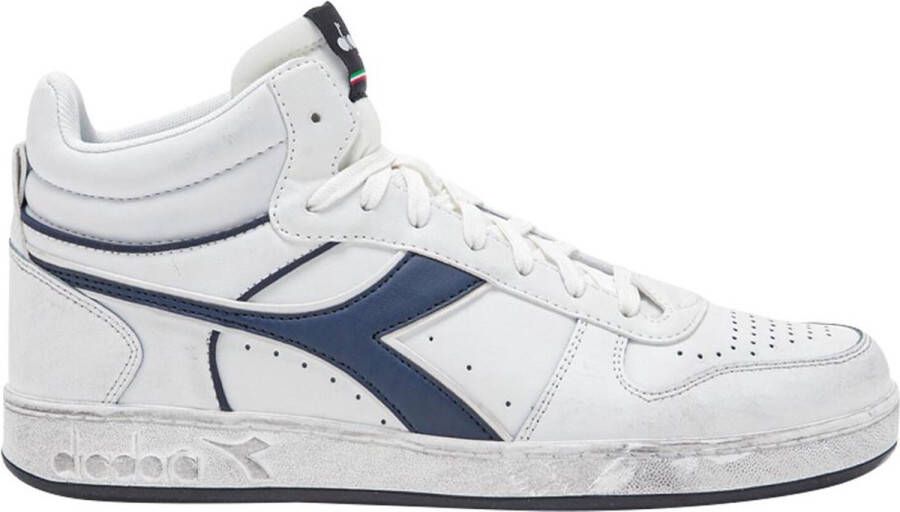 Diadora Magic Basket Demio Icona Hoge sneakers Leren Sneaker Heren Wit