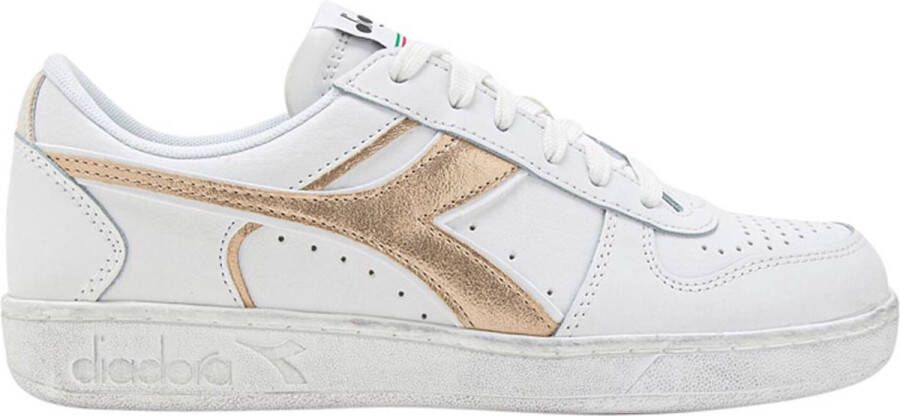 Diadora Magic Basket Low Metal Woman Lage sneakers Leren Sneaker Dames Wit - Foto 2