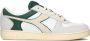 Diadora Retro Tennis Sneaker Groen Grijs Multicolor Heren - Thumbnail 3