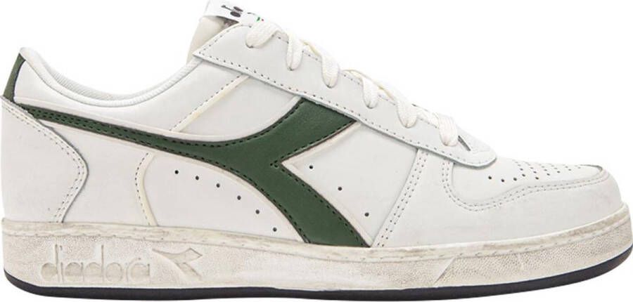 Diadora Magic Basket Low Icona Lage sneakers Leren Sneaker Heren Wit