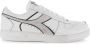 Diadora Magic Basket Low Icona Lage sneakers Leren Sneaker Wit - Thumbnail 19