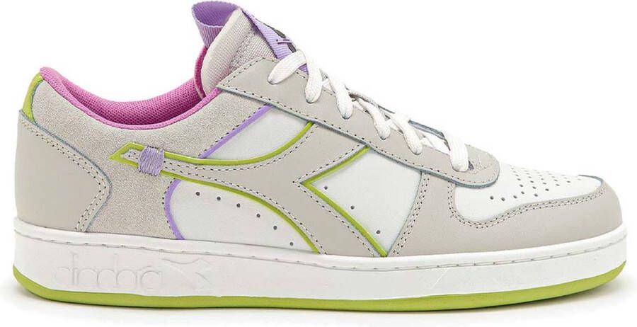 Diadora Magic Basket Low Label Woman Lage sneakers Leren Sneaker Dames Wit