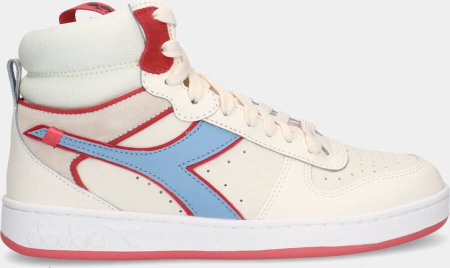 Diadora Magic Basket Mid Label White dames sneakers