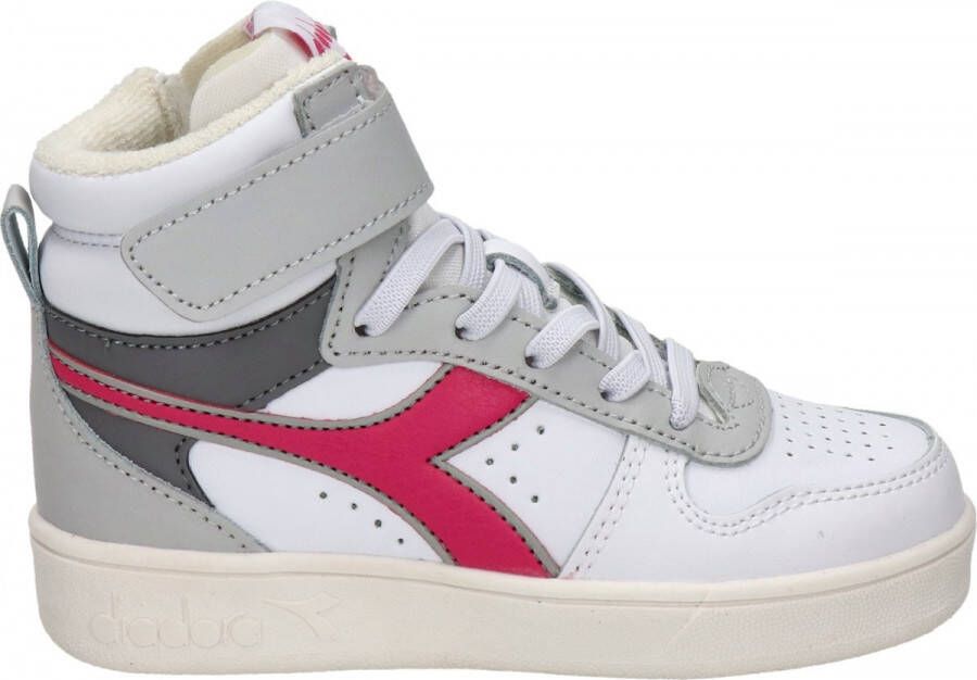 Diadora Magic Basket Mid PS hoge leren sneakers grijs multi - Foto 3