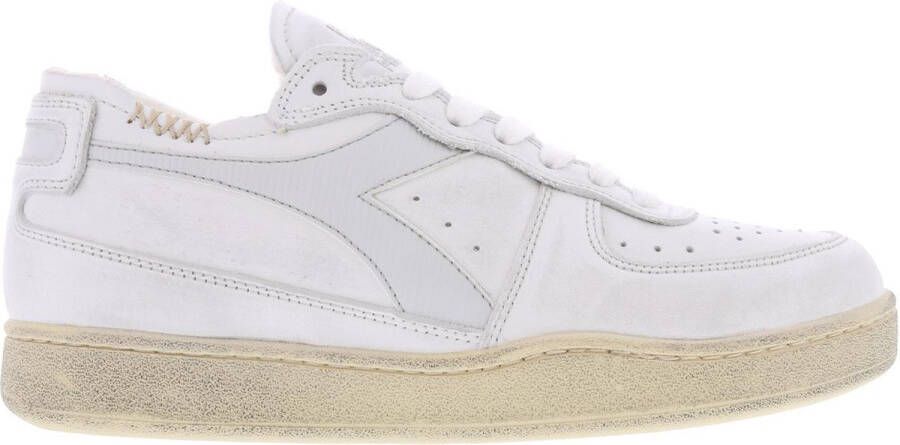 Diadora Heritage Mi Basket Row Cut SneakersDiadoraSneakers s Schoenen s SchoenenSneakers Wit