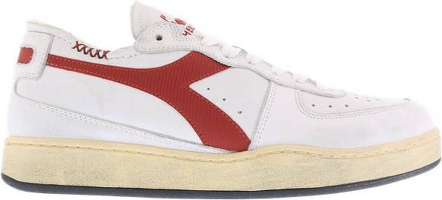 Diadora Heritage mi basket row cut sneakers wit c7114 white-garnet leer 42 5 (8+) - Foto 2