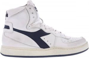 Diadora Mi Basket gebruikte sneakers met c1494 Wit