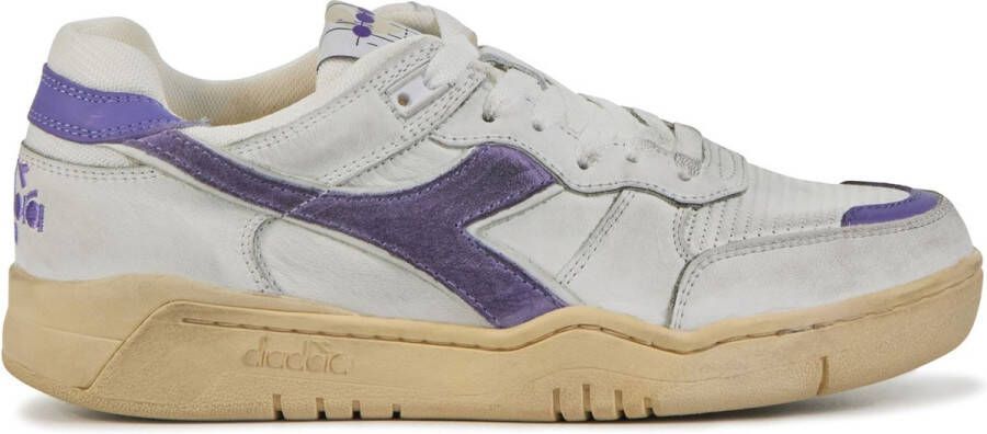 Diadora Sneakers Dames Lage sneakers Damesschoenen Leer B560 used Lila combi