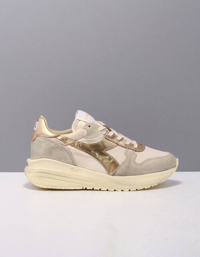 Diadora Sneakers Dames Lage sneakers Damesschoenen Suède Venus Queen Gebroken wit combi