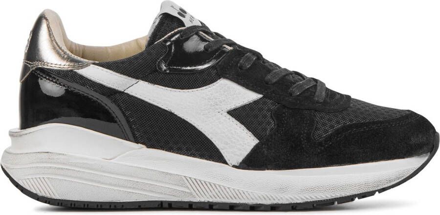 Diadora Sneakers Dames Lage sneakers Damesschoenen Leer Venus tech dirty Zwart - Foto 2