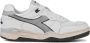 Diadora Sneakers Heren Lage sneakers Herenschoenen Leer B.560 Used Italia Wit grijs - Thumbnail 1