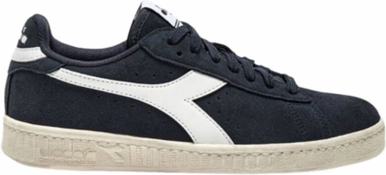 Diadora Unisex Game L Low Suede Waxed Blue Denim