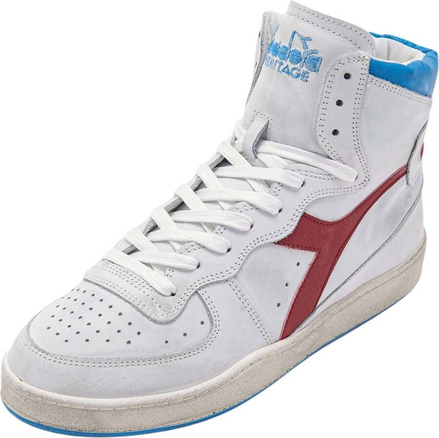 Diadora Sneakers Dames Lage sneakers Damesschoenen Leer MI basket Blauw combi