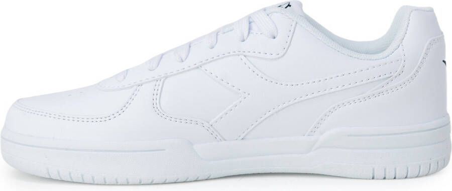 Diadora Witte Veterschoenen met Slip-on Detail White Dames