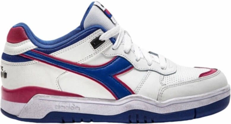 Diadora Women B.56 Icona White Blue Limonges