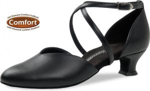 Diamant Ballroom Dansschoenen 107-013-034 – Zwart Leer
