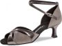 Diamant Dames Latin Dansschoenen 141-077-466 – Brons Suède – 5 cm Hak – - Thumbnail 1